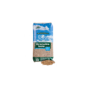 GRANULÉS DE BOIS EO2 – PALETTE DE 66 SACS DE 15KG SOIT 990KG
